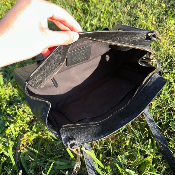 Coach Black Kailey Carryall Satchel Crossbody Bag - Picture 11 of 16